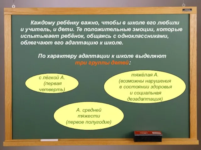 Каждому ребёнку важно, чтобы в школе его любили и учитель, и дети.