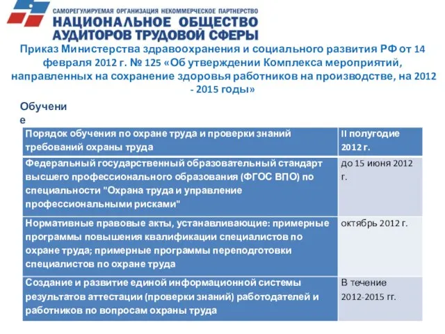 Приказ Министерства здравоохранения и социального развития РФ от 14 февраля 2012 г.