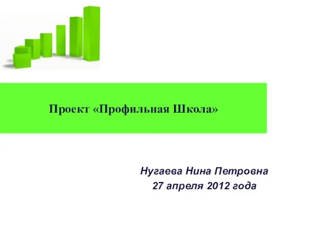 Проект «Профильная Школа» Нугаева Нина Петровна 27 апреля 2012 года