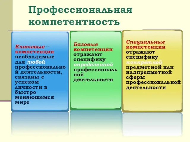 Профессиональная компетентность