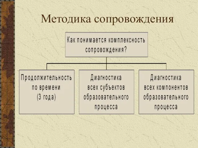 Методика сопровождения