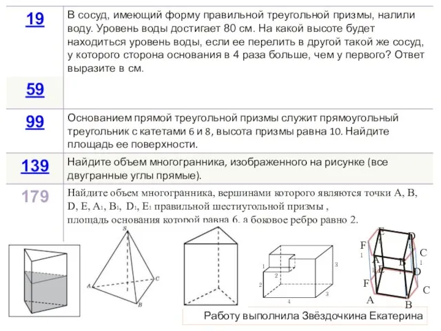 Работу выполнила Звёздочкина Екатерина