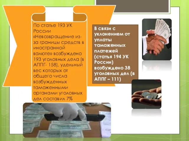 По статье 193 УК России «Невозвращение из-за границы средств в иностранной валюте»