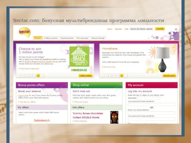 Nectar.com: бонусная мультибрендовая программа лояльности