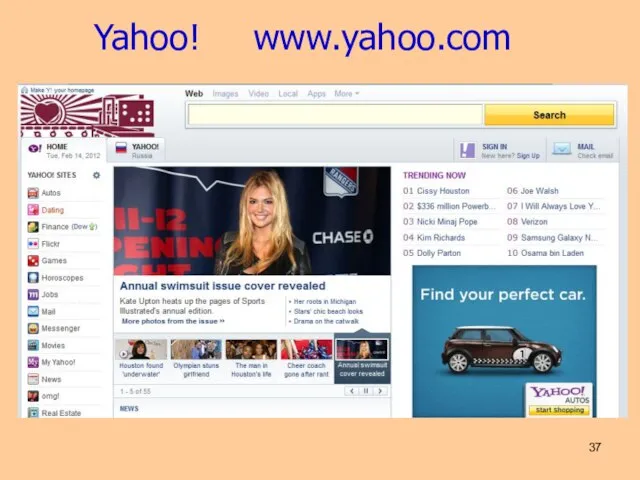 Yahoo! www.yahoo.com