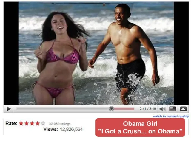 Obama Girl "I Got a Crush... on Obama" Obama Girl "I Got a Crush... on Obama"