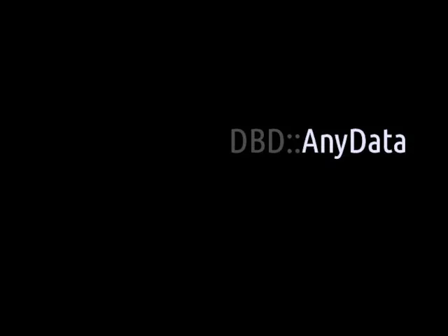 DBD::AnyData