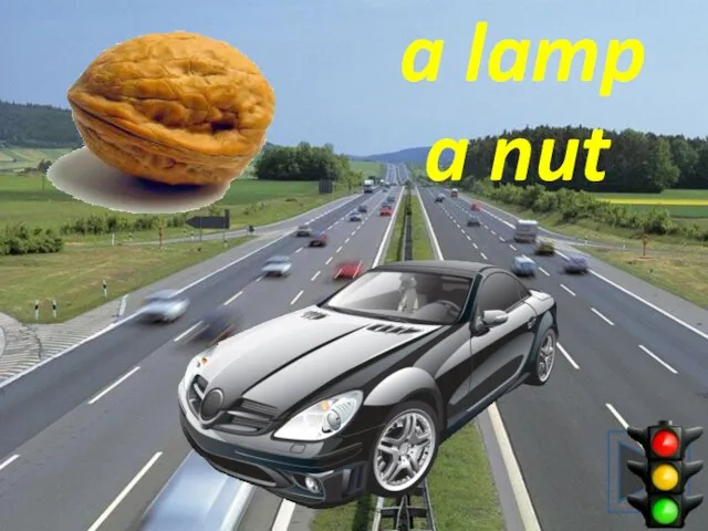 a lamp a nut