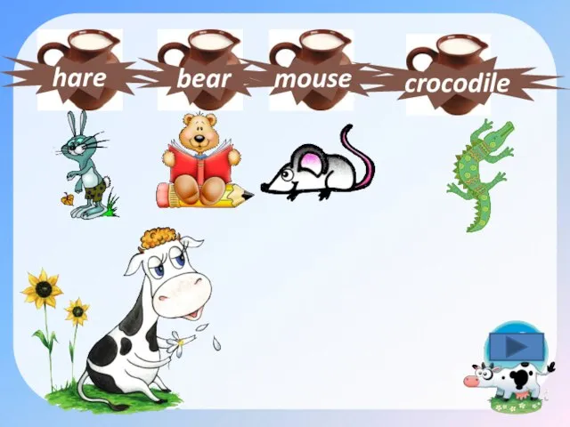 mouse crocodile bear hare