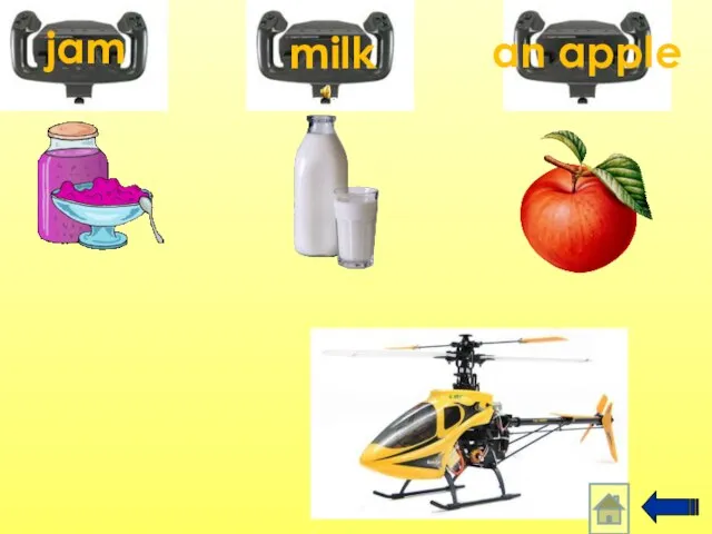 jam milk an apple