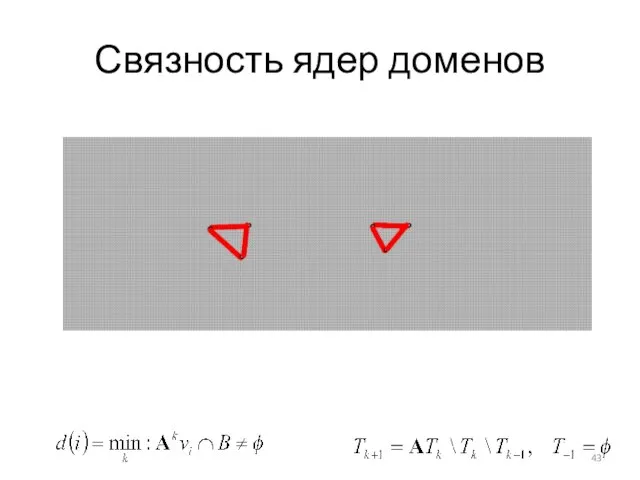 Связность ядер доменов