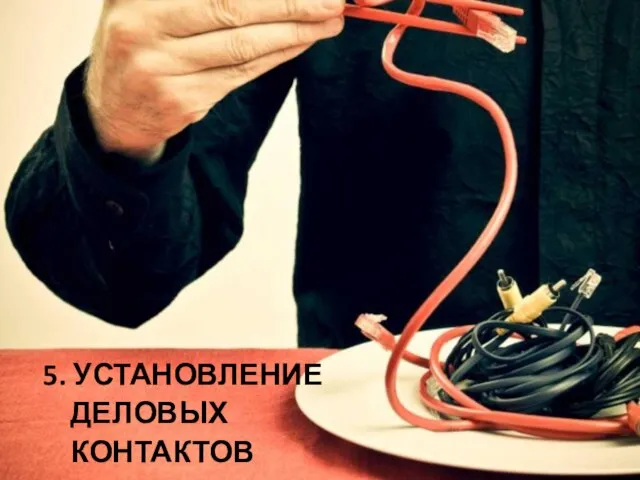 5. УСТАНОВЛЕНИЕ ДЕЛОВЫХ КОНТАКТОВ