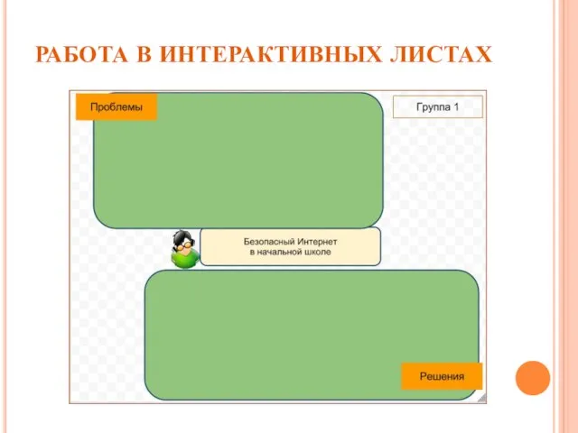 РАБОТА В ИНТЕРАКТИВНЫХ ЛИСТАХ