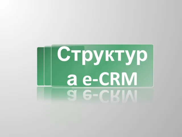 Структура e-CRM