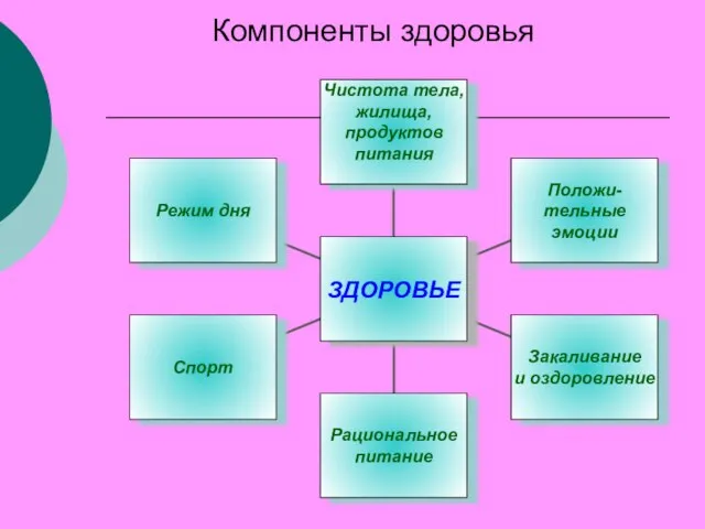 Компоненты здоровья