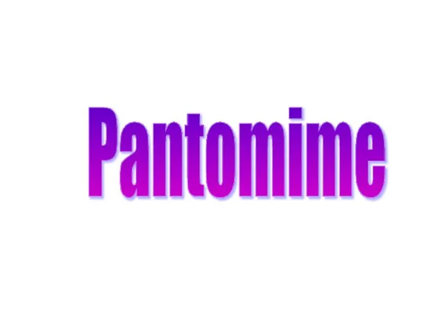 Pantomime