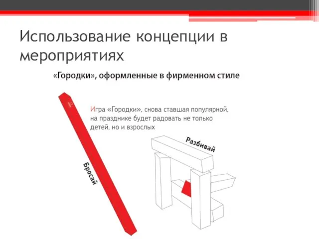 Использование концепции в мероприятиях