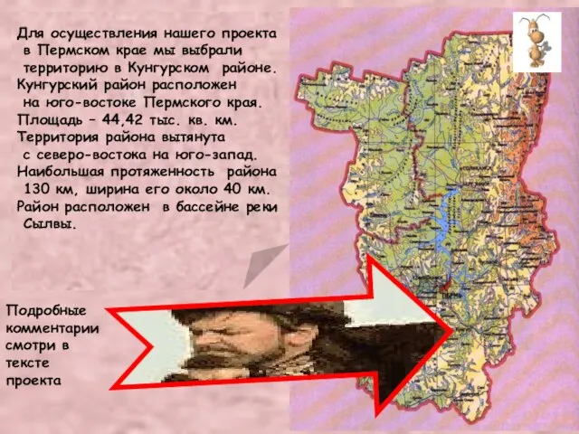 Для осуществления нашего проекта в Пермском крае мы выбрали территорию в Кунгурском