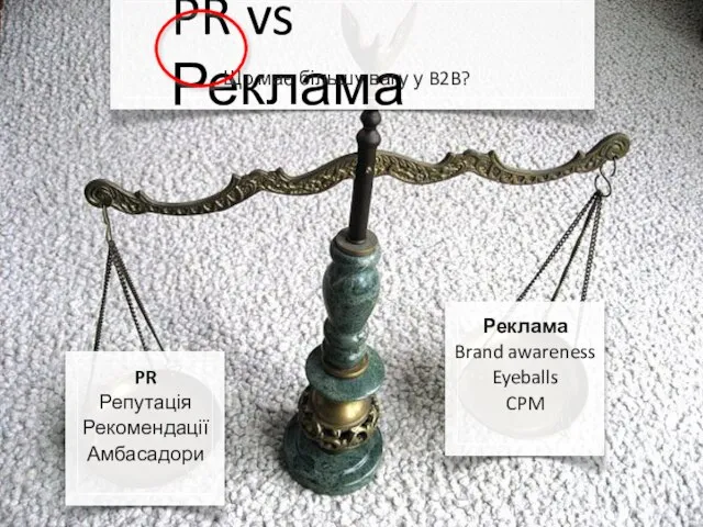 Персональний брендинг PR vs Реклама Що має більшу вагу у B2B?