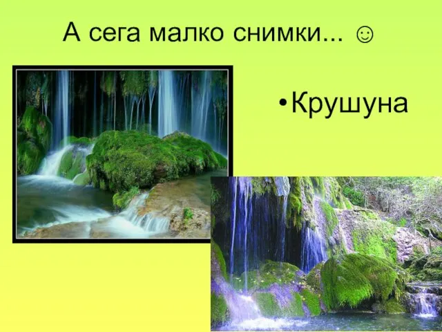 А сега малко снимки... ☺ Крушуна