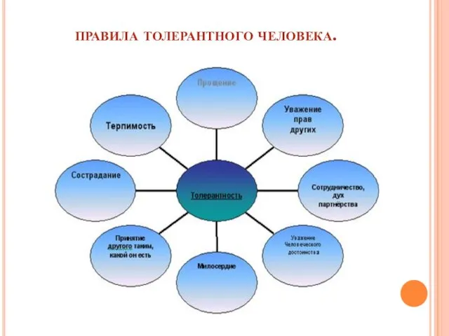 правила толерантного человека.