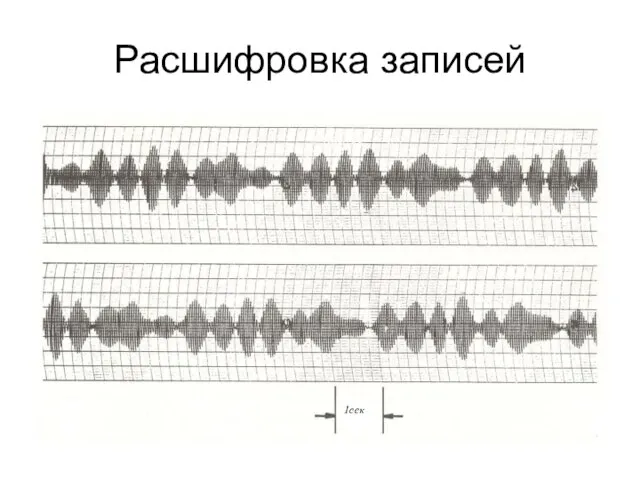 Расшифровка записей