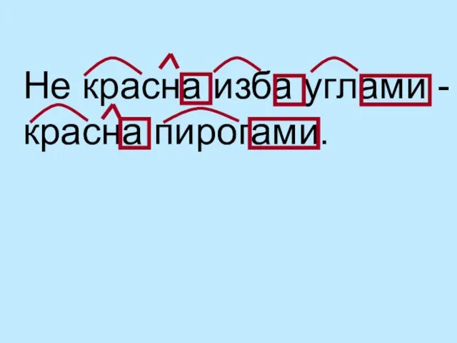 Не красна изба углами - красна пирогами.