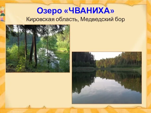Озеро «ЧВАНИХА» Кировская область, Медведский бор