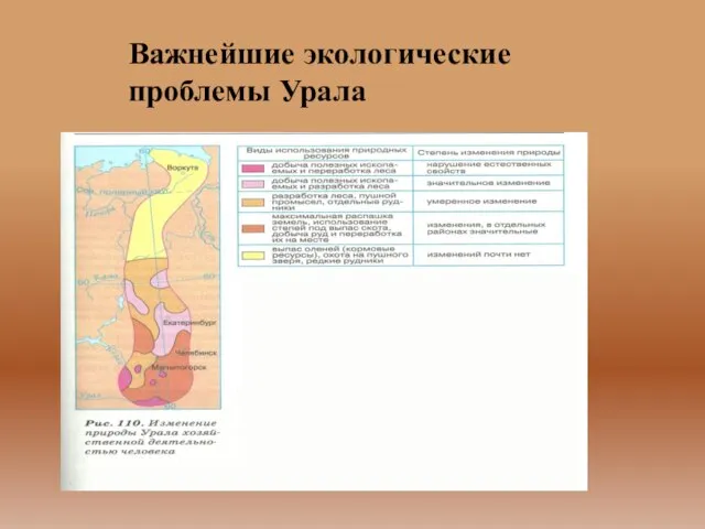 Важнейшие экологические проблемы Урала