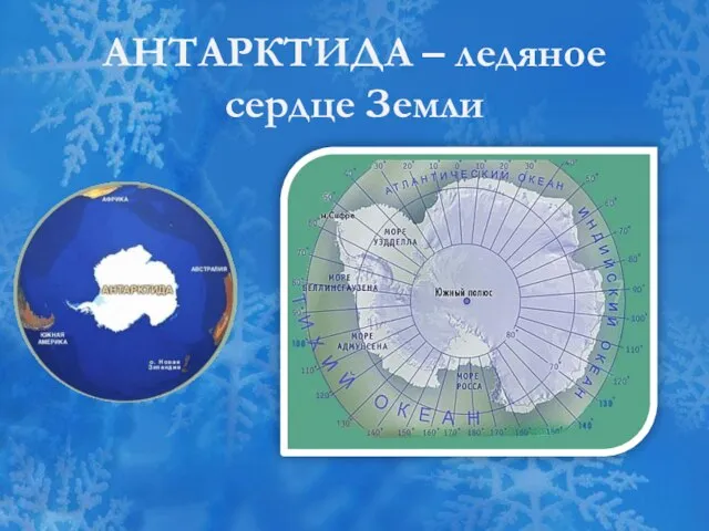 АНТАРКТИДА – ледяное сердце Земли S = 14 млн. км²