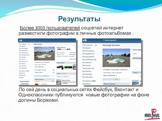 Результаты Более 3000 пользователей соцсетей интернет разместили фотографии в личных фотоальбомах .