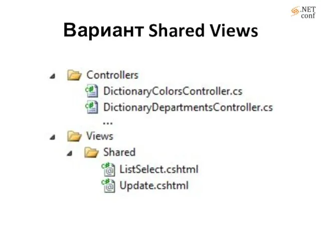 Вариант Shared Views