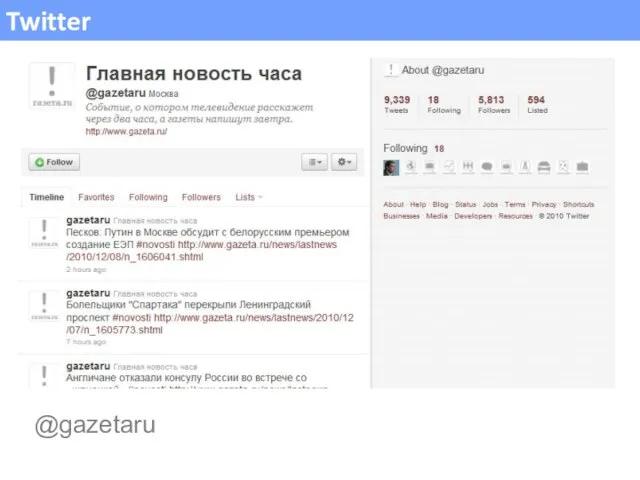 Twitter @gazetaru