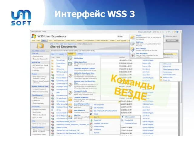 Интерфейс WSS 3