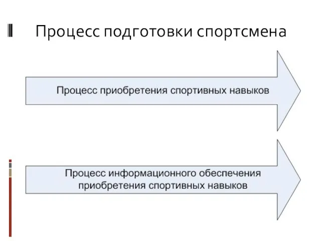 Процесс подготовки спортсмена