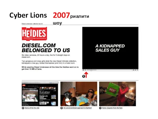 Cyber Lions 2007риалити шоу