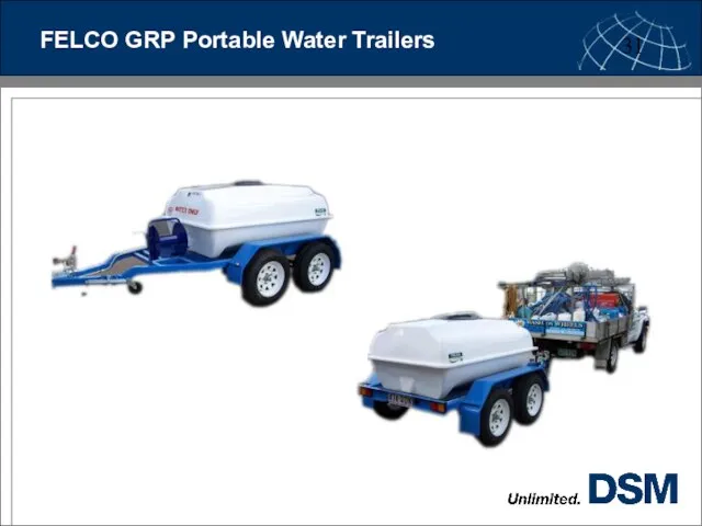 FELCO GRP Portable Water Trailers