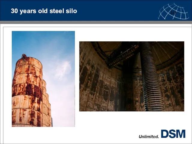 30 years old steel silo