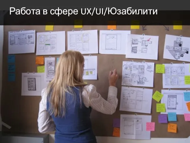 Работа в сфере UX/UI/Юзабилити