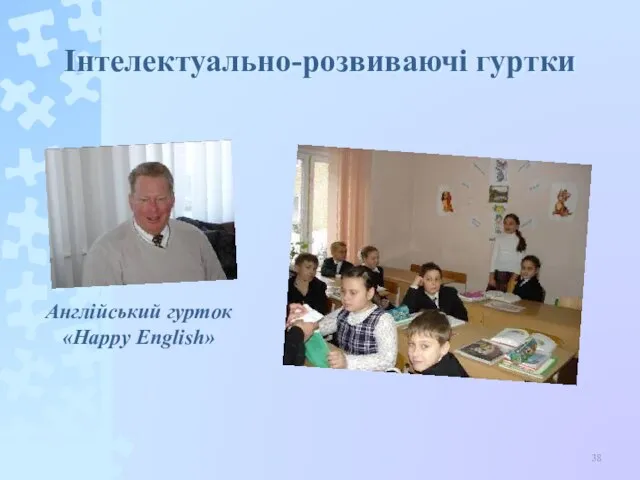 Інтелектуально-розвиваючі гуртки Англійський гурток «Happy English»