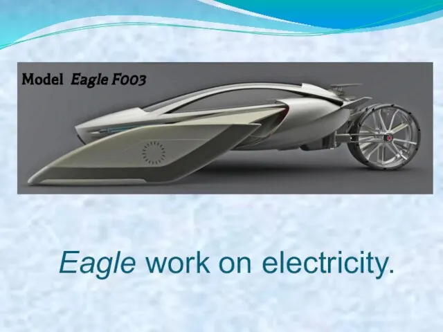 Eagle work on electricity. Model Eagle F003