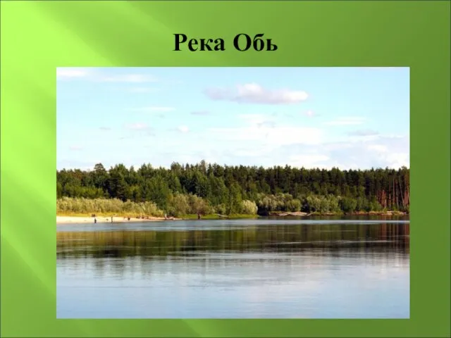 Река Обь