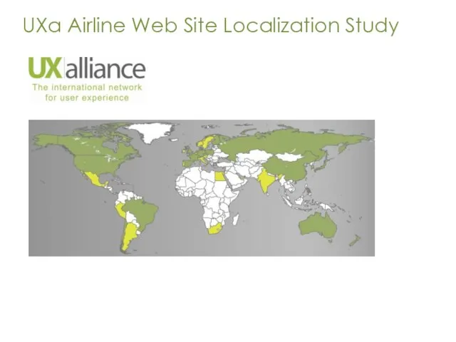 UXa Airline Web Site Localization Study