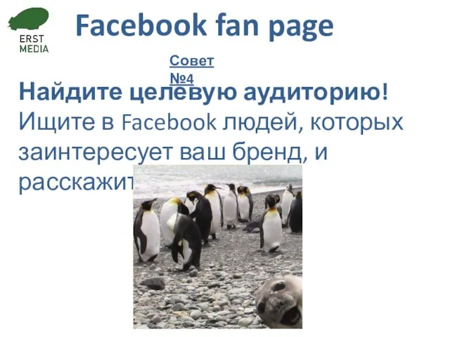 Facebook fan page Найдите целевую аудиторию! Ищите в Facebook людей, которых заинтересует