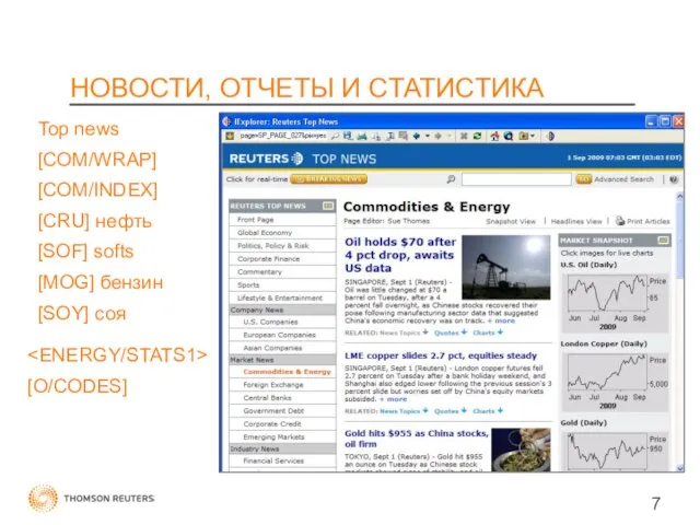 НОВОСТИ, ОТЧЕТЫ И СТАТИСТИКА Top news [COM/WRAP] [COM/INDEX] [CRU] нефть [SOF] softs