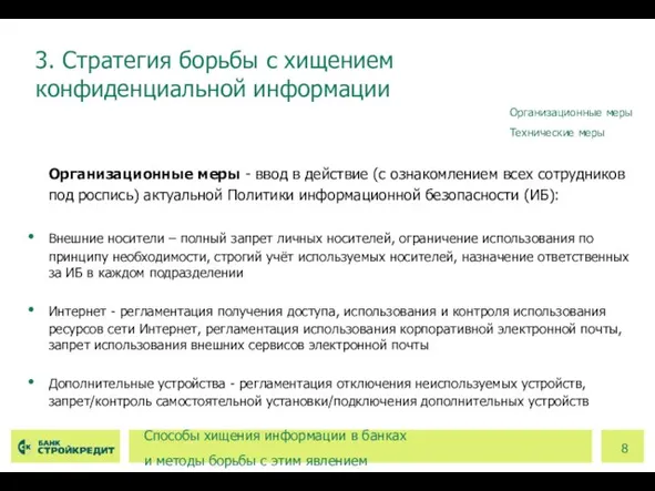 Организационные меры - ввод в действие (с ознакомлением всех сотрудников под роспись)