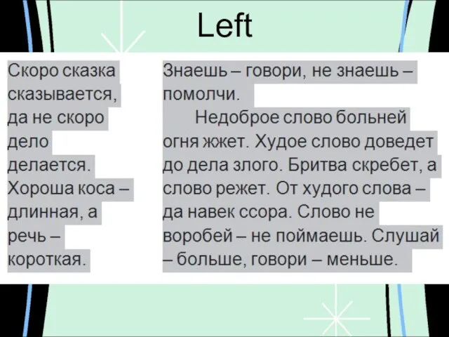 Left