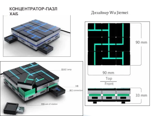 КОНЦЕНТРАТОР-ПАЗЛ ХАБ Дизайнер Wu Jiemei