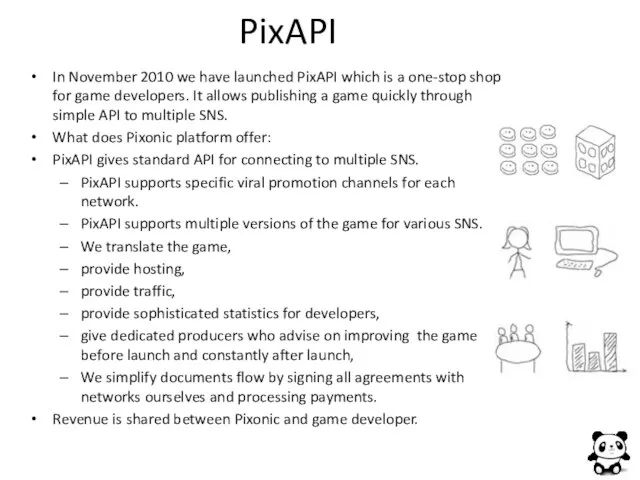 PixAPI In November 2010 we have launched PixAPI which is a one-stop