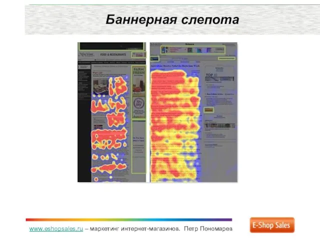 www.eshopsales.ru – маркетинг интернет-магазинов. Петр Пономарев Баннерная слепота